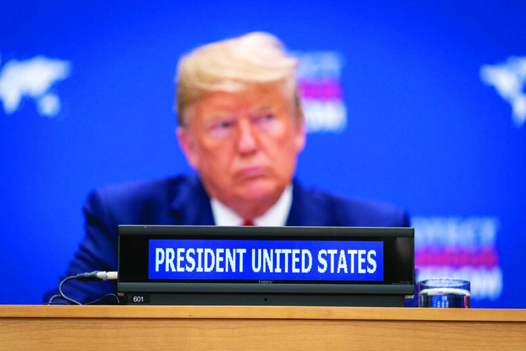 #UNGA President Donald J. Trump attends a United Nations event o