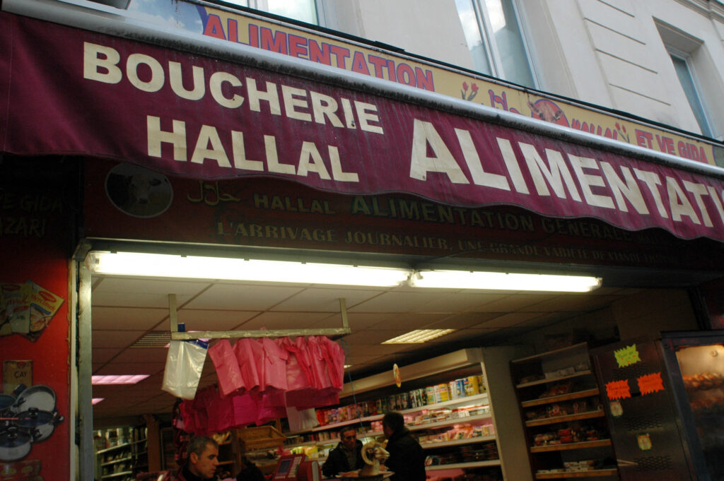 Illustration of Halal meat - Paris