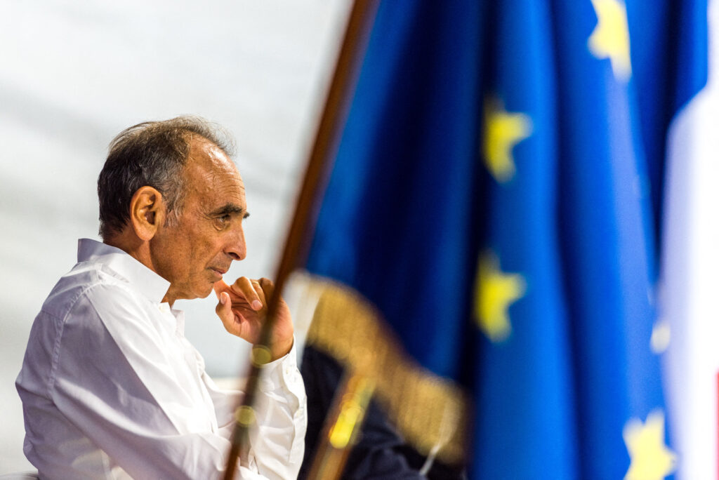 Éric Zemmour during the political meeting of Objectif France - Mirabeau