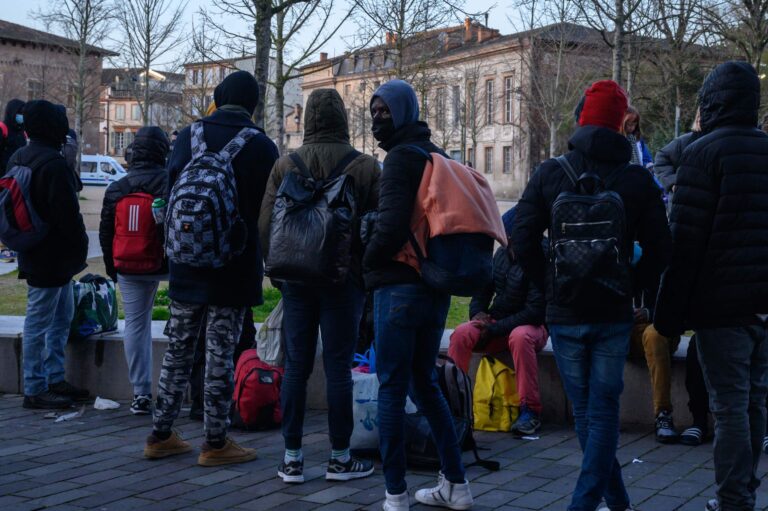 FRANCE-SOCIAL-POLICE-MIGRATION